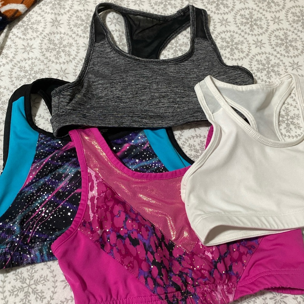 Four girls sports bras size L